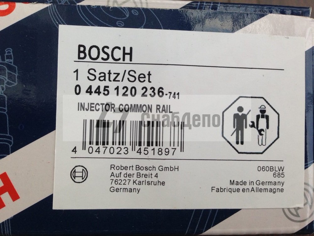 Форсунка Bosch 0445120236
